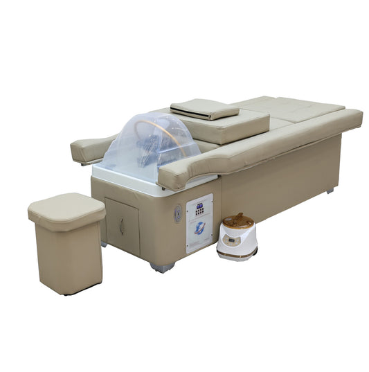 Japanese Head Spa Unit with Table with backrest lift – Plumbed